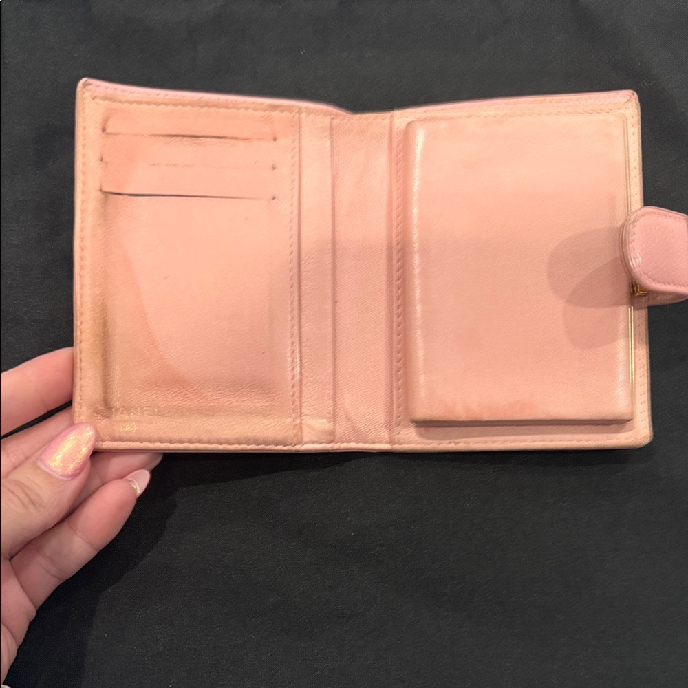 Chanel Blush Pink Leather Wallet - Picture 3 of 13